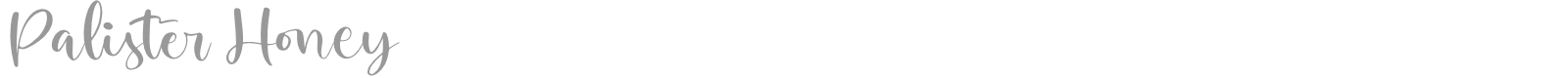 Palister Honey font preview